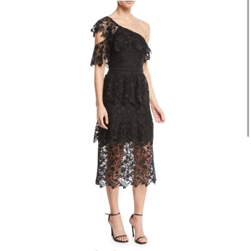 Joie Belisa One Shoulder Tiered Dress